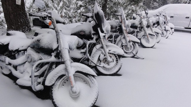 Vinterförvaring av motorcykel