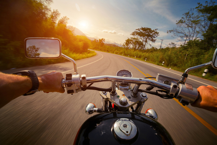 Motorcyklister på Route 66